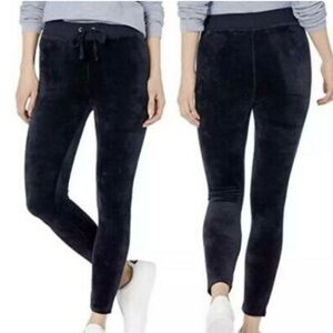 Juicy Couture Black Label Velour Rodeo Drive Leggings Black Size XS